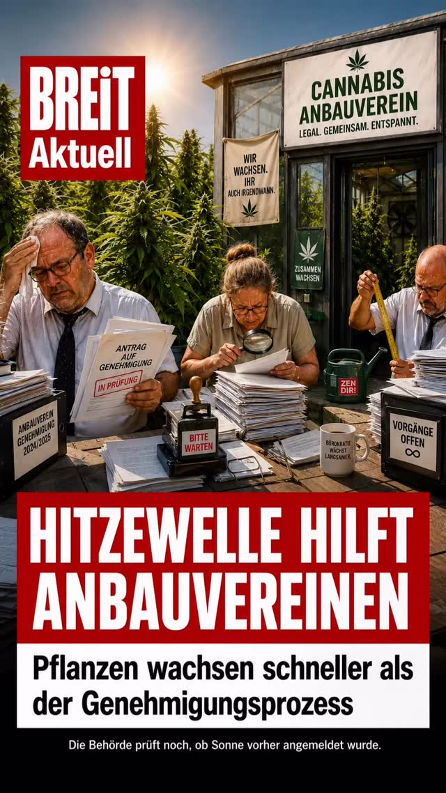Das plötzliche Auftauchen der Sonne bringt die Bürokratie endgültig durcheinander.