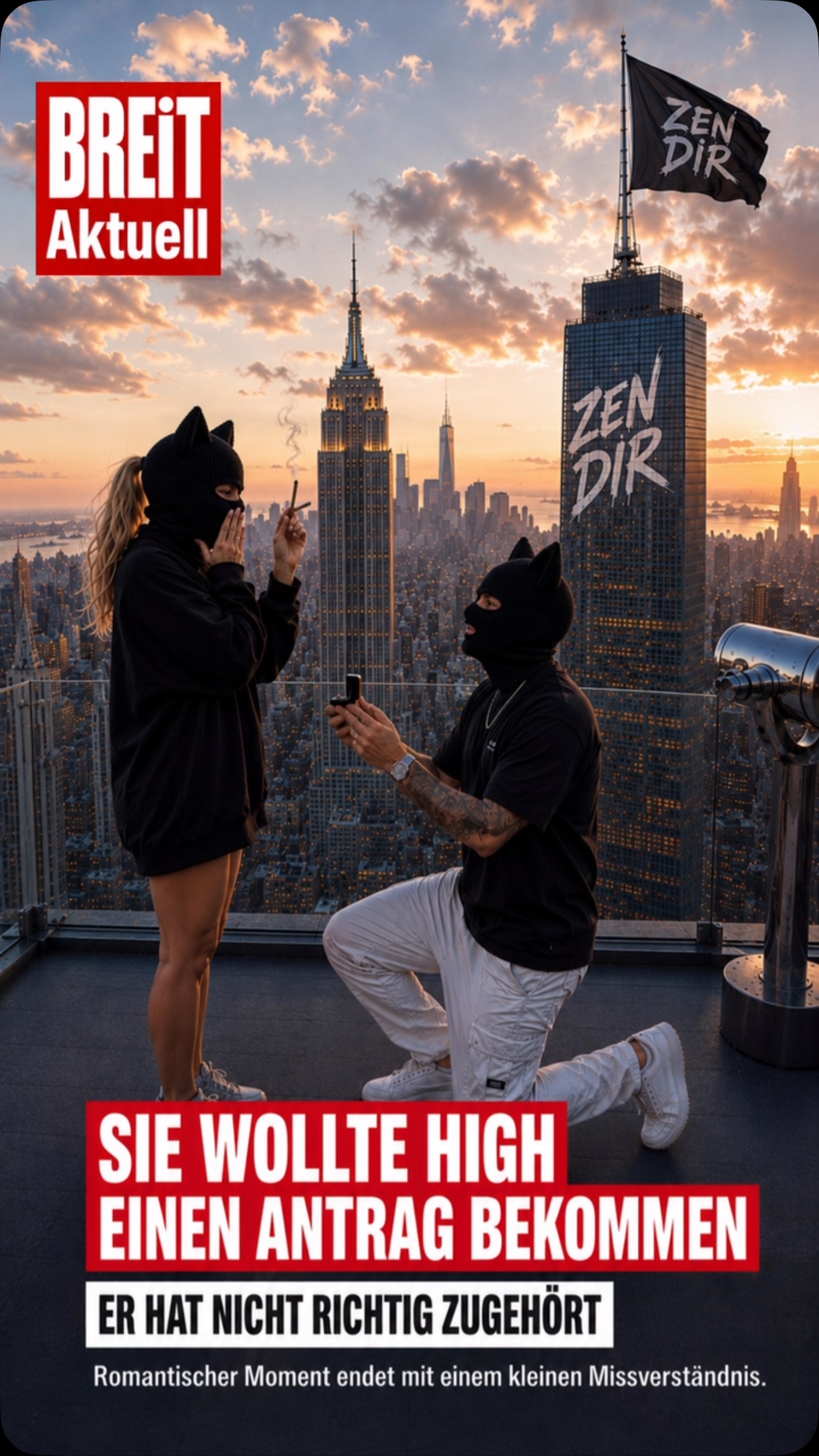 Das Empire State Building Paar ist die reinste Inspiration 🥦🥦
