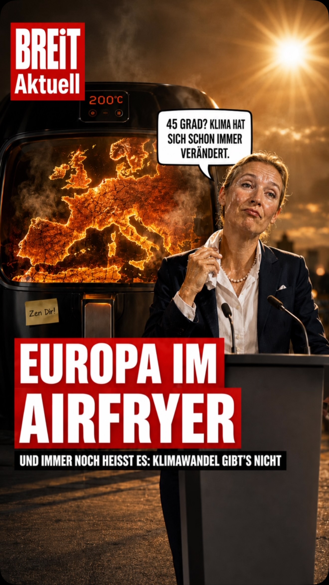 Merz und Weidel doch Fan von brennenden Mauern?🧐🥦