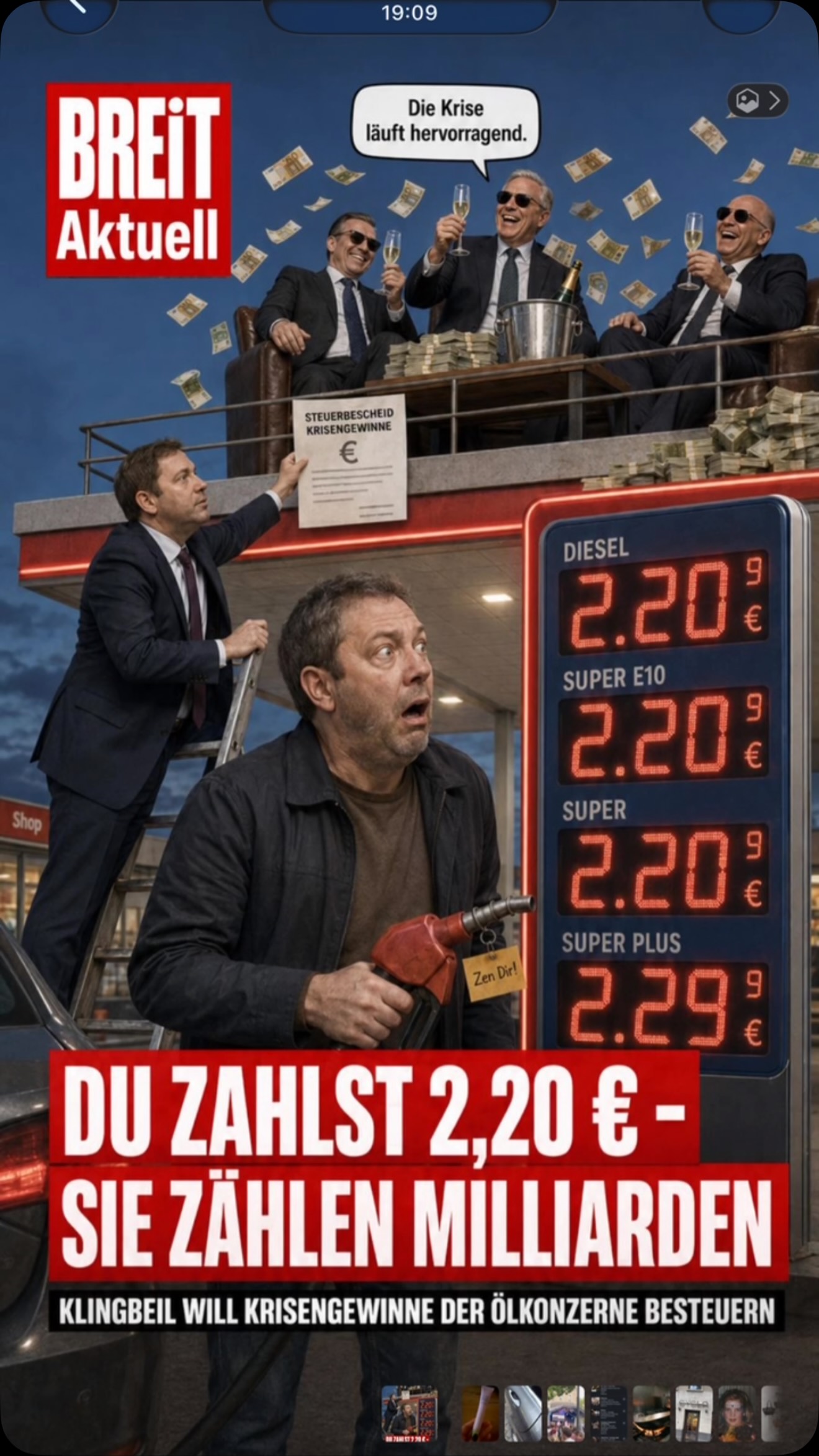 „Die Krise läuft hervorragend.“ Für wen eigentlich?