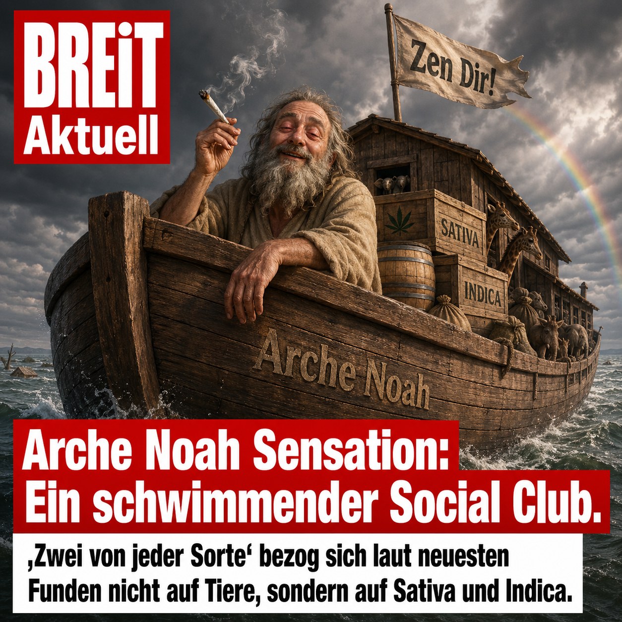 Archäologen finden Arche Noah — Bord-Apotheke enthielt Cannabis