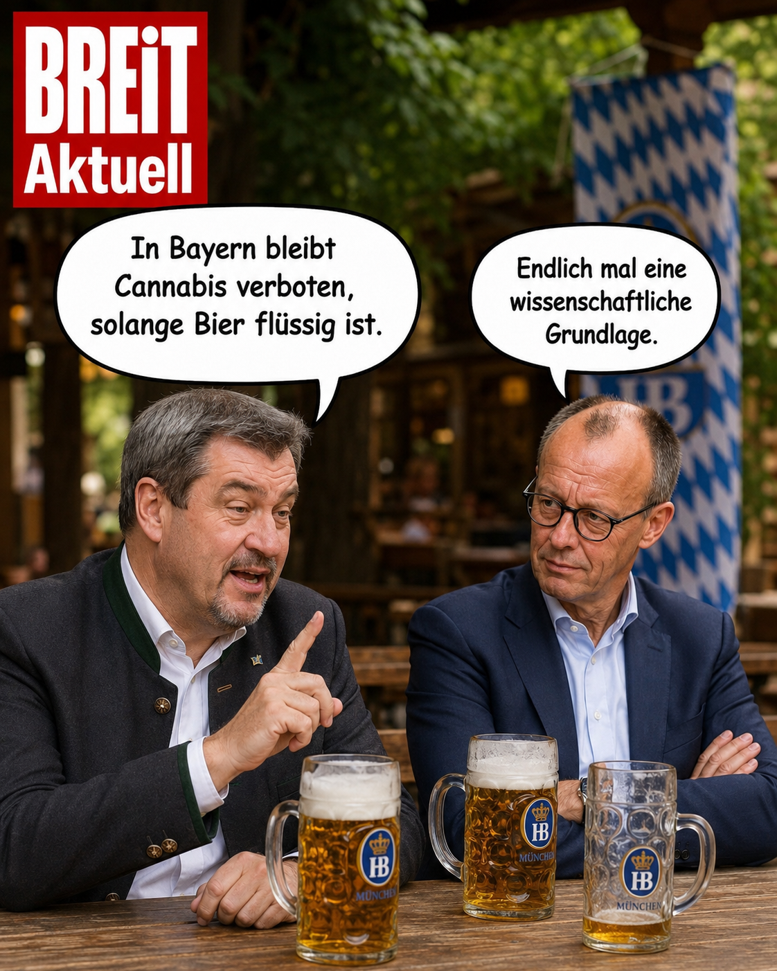 Solange Bier flüssig ist
