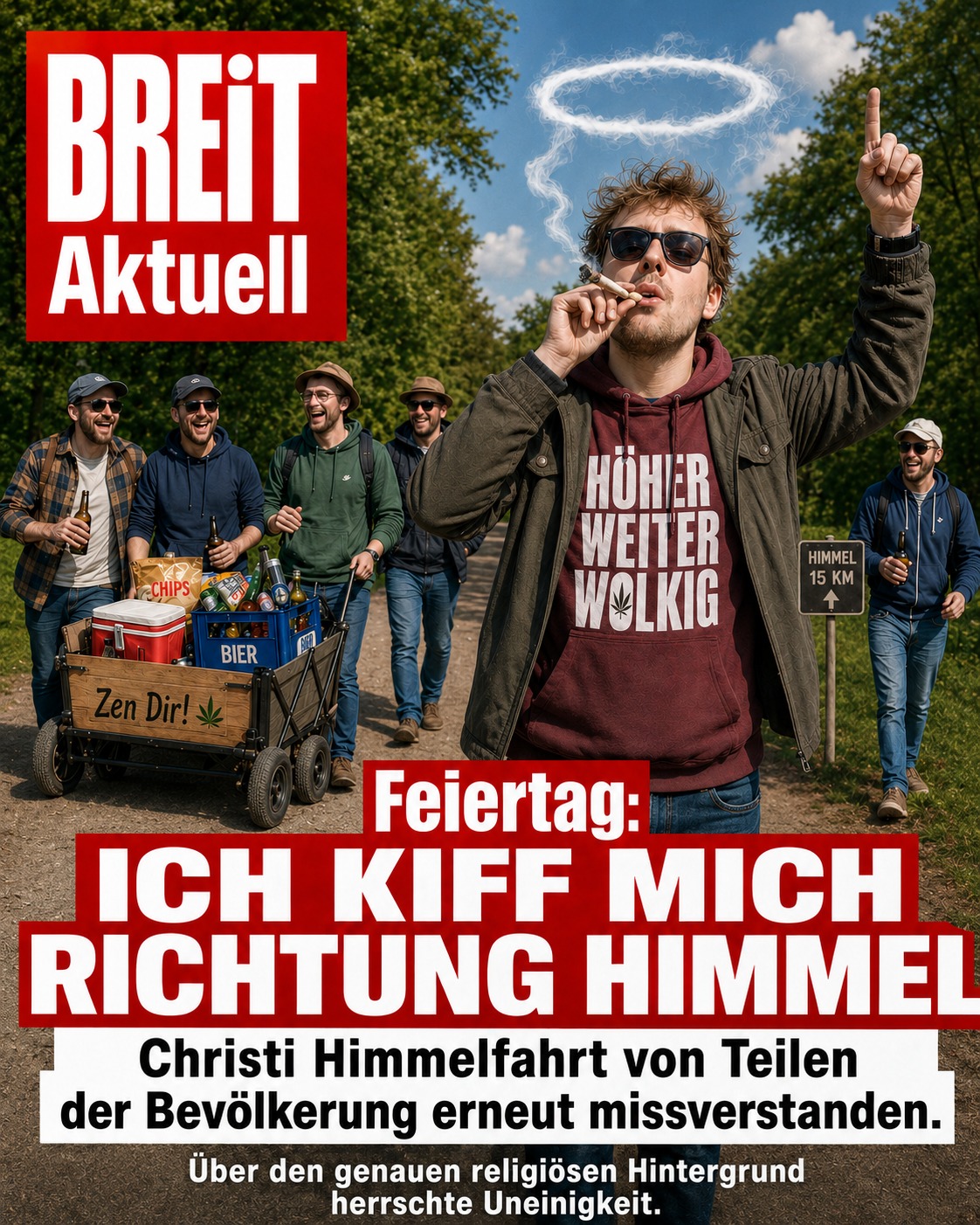 Christi Himmelfahrt: Vatertagsgruppe beantragt Rauchzone im Wald