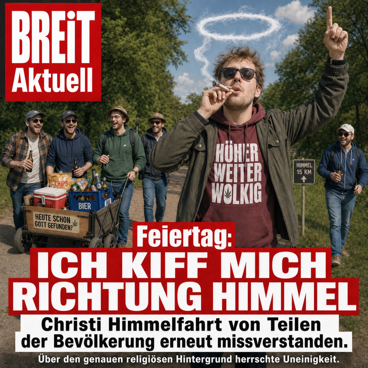 Christi Himmelfahrt: Vatertagsgruppe beantragt Rauchzone im Wald